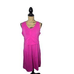 Athleta Katniss Hot Pink Casual Summer Dress